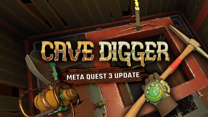Cave Digger cover artwork from the official Meta shop page