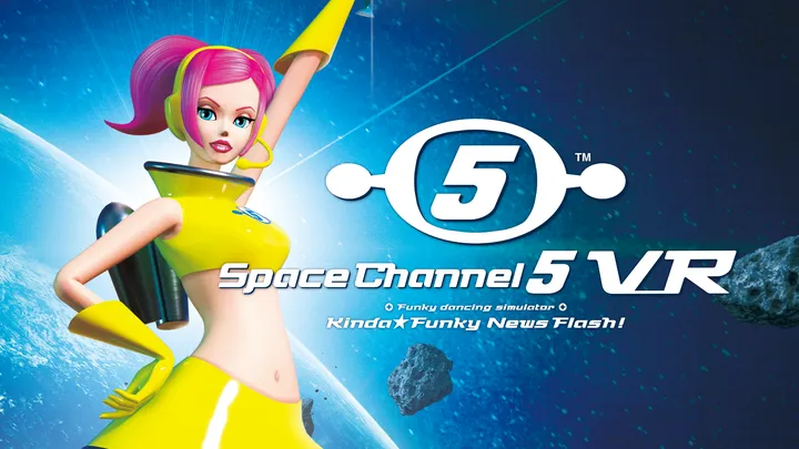 Space Channel 5 VR Kinda Funky News Flash! cover artwork from the official Meta shop page
