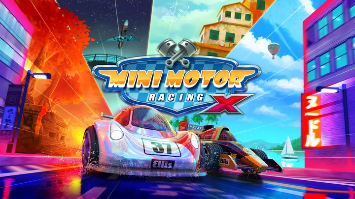 Mini Motor Racing X cover artwork from the official Meta shop page
