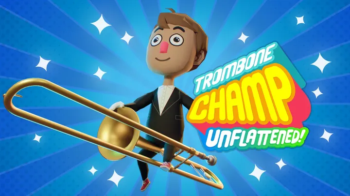 Trombone Champ: Unflattened! cover artwork from the official Meta shop page