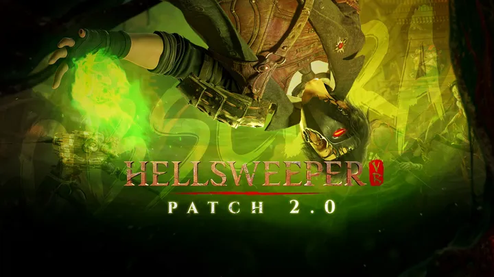 Hellsweeper VR cover artwork from the official Meta shop page