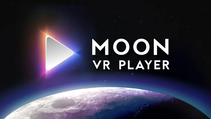Moon VR Video Player cover artwork from the official Meta shop page