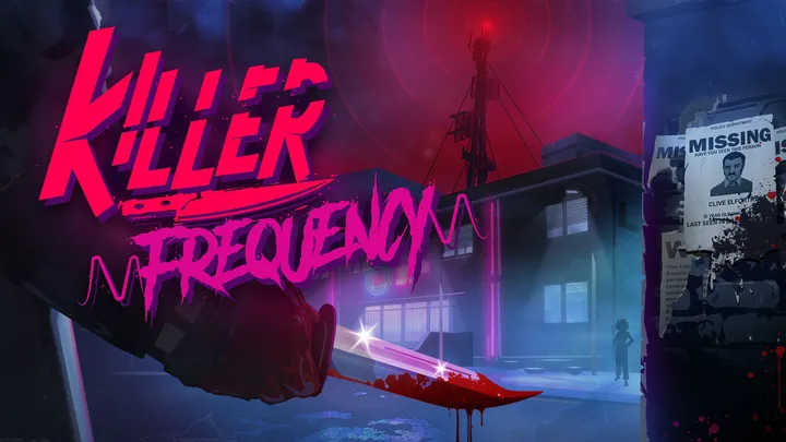 Killer Frequency cover artwork from the official Meta shop page