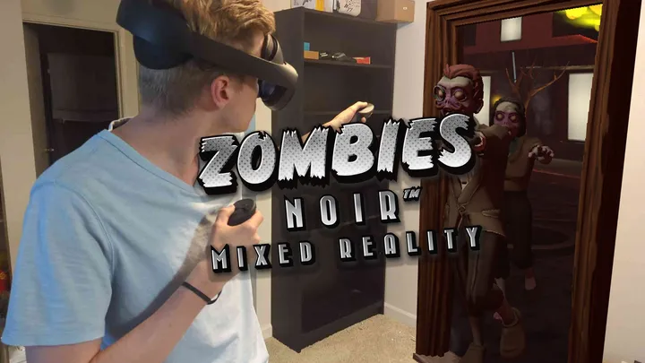Zombies Noir: Mixed Reality cover artwork from the official Meta shop page