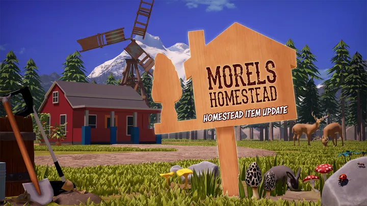 Morels: Homestead cover artwork from the official Meta shop page