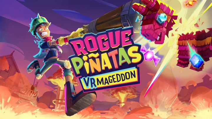 Rogue Piñatas: VRmageddon cover artwork from the official Meta shop page
