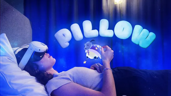 Pillow cover artwork from the official Meta shop page