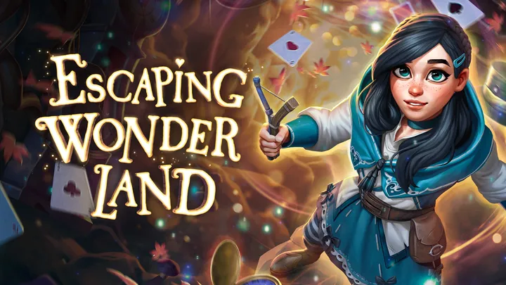Escaping Wonderland cover artwork from the official Meta shop page