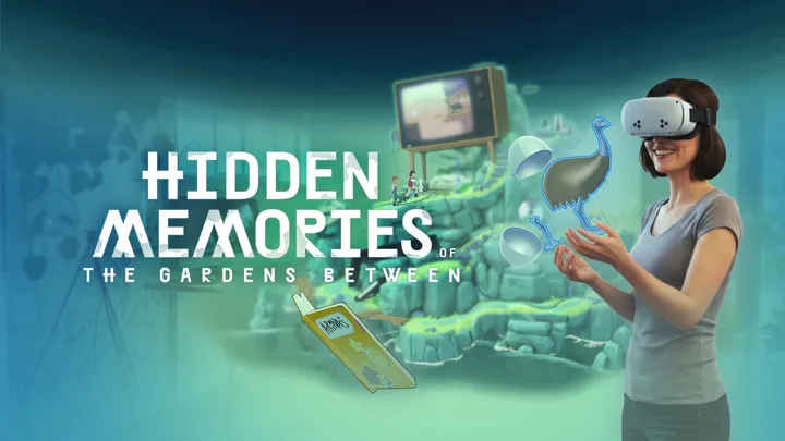 Hidden Memories of The Gardens Between cover artwork from the official Meta shop page