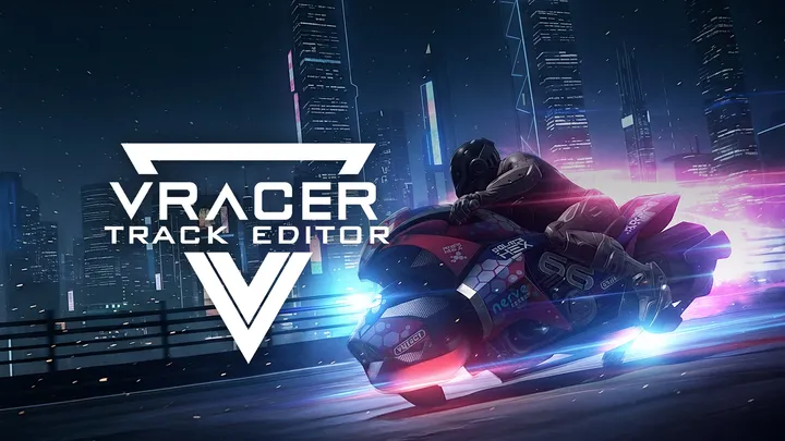 VRacer Hoverbike cover artwork from the official Meta shop page