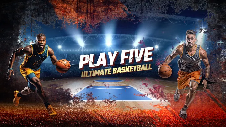 Play Five: Ultimate Basketball cover artwork from the official Meta shop page