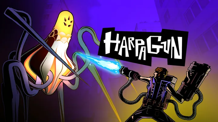 Harpagun cover artwork from the official Meta shop page